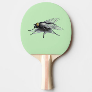 Raquete De Ping Pong Pá de pingue-pongue verde-voadora
