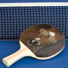 Raquete De Ping Pong Pá De Pino De Pino De Fumar Cavalo Humorístico