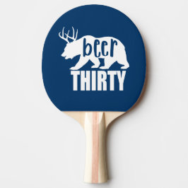 Raquete De Ping Pong Pá de Pong do sibilo da cerveja trinta - letra de