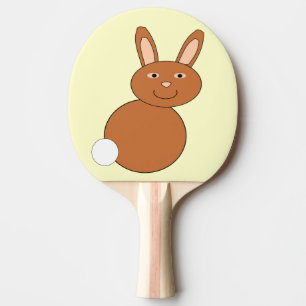 Raquete De Ping Pong Pá de Pong do sibilo do coelho de felz pascoa