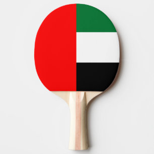 Raquete De Ping Pong Pá do pong do sibilo com a bandeira dos UAE