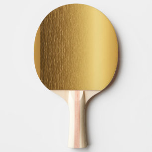 Raquete De Ping Pong Pá dourada de Pong do sibilo de Brown