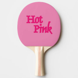 Raquete De Ping Pong Pá rosa-rosa-quente