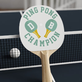 Raquete De Ping Pong Paddle Ping Champion Personalizado