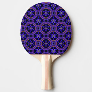 Raquete De Ping Pong Padrão Abstrato Floral Moderno Boho Elegante #505
