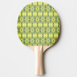 Raquete De Ping Pong Padrão amarelo e preto