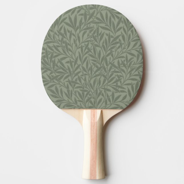 Raquete De Ping Pong Padrão Antigo de Salgueiro em Verde Sálvia de Will (Frente)