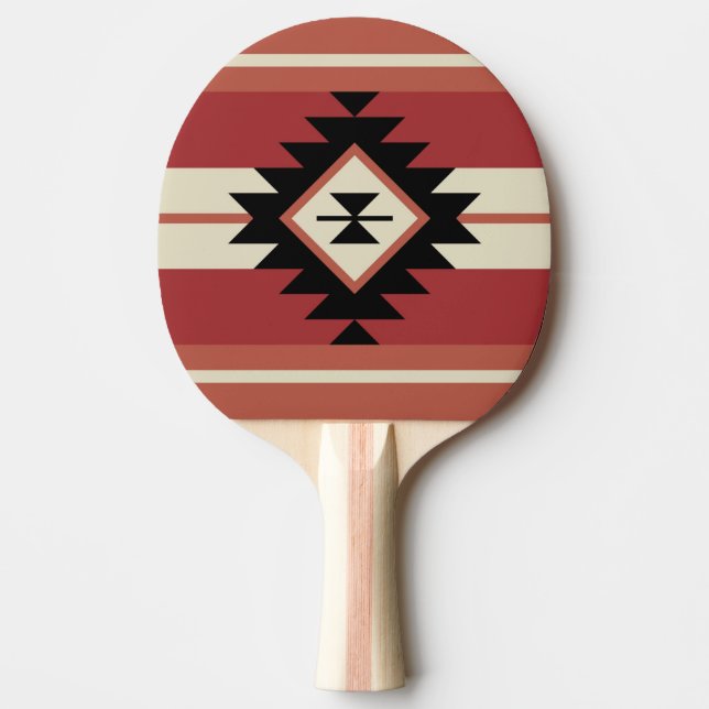 Raquete De Ping Pong Padrão asteca (Frente)
