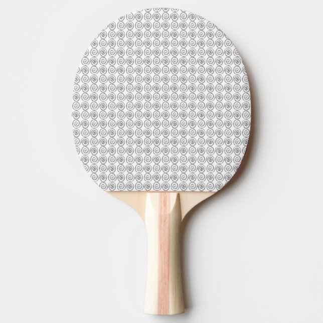 Raquete De Ping Pong Padrão Celta de Espiral Dupla (Frente)