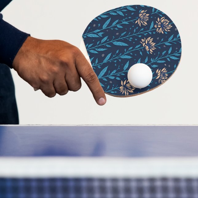 Raquete De Ping Pong padrão das flores retrorreflectoras (Insitu)