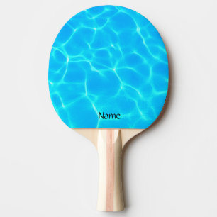 Raquete De Ping Pong Padrão De Água Aqua Com Ondas De Reflexão