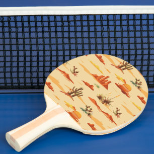 Raquete De Ping Pong Padrão de Arizona de Paisagem do Deserto