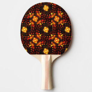 Raquete De Ping Pong Padrão de Arte Abstrata Boho Moderno Elegante a Ou