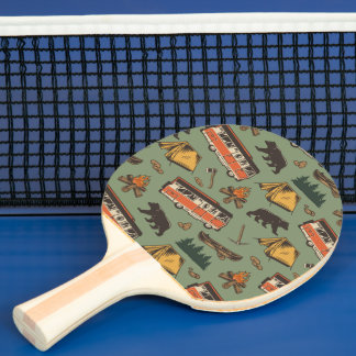 Raquete De Ping Pong Padrão de Aventuras de Camp Motodoméstico