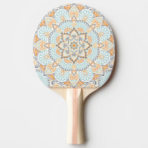 Raquete De Ping Pong Padrão de azulejo sem costura: design decorativo e