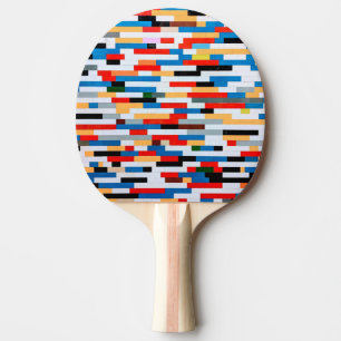 Raquete De Ping Pong Padrão de Bloco Brilhante