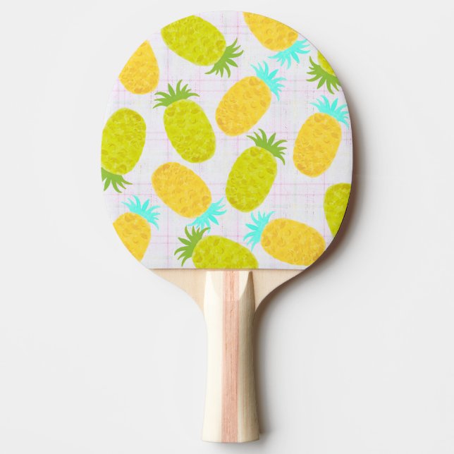Raquete De Ping Pong Padrão de Casa de Campo Ocean Pineapples (Frente)