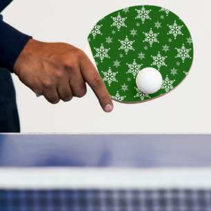 Raquete De Ping Pong Padrão de Floco de Neve, Flocos de Neve Brancos, N