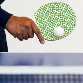 Raquete De Ping Pong Padrão De Folha, Padrão De Folhas, Folhas Verdes