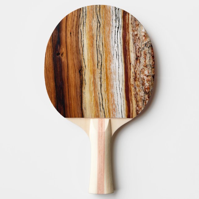 Raquete De Ping Pong Padrão de grão de madeira (Frente)
