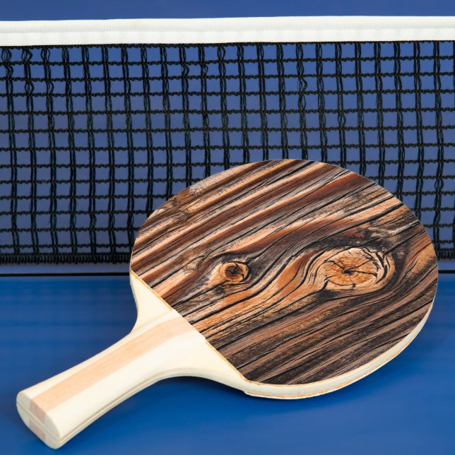 Raquete De Ping Pong Padrão de grão de madeira (Insitu)