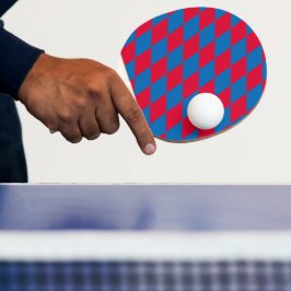 Raquete De Ping Pong Padrão de Sinalizador de Diamante da Baviera Azul 