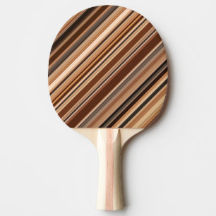 Raquete De Ping Pong Padrão de Strike Castanho