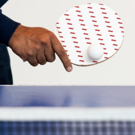 Raquete De Ping Pong Padrão de traço inclinado