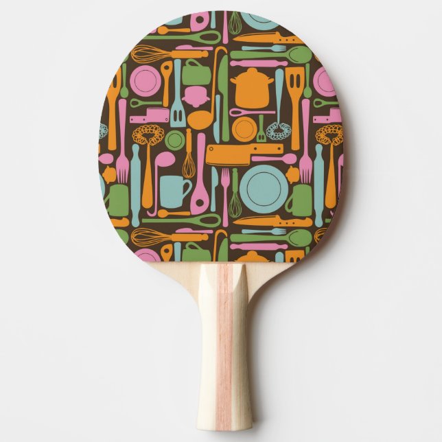 Raquete De Ping Pong Padrão de Utensílios de cozinha 3 (Frente)