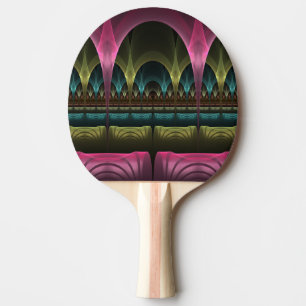 Raquete De Ping Pong Padrão especial de fantasia Abstrato - Fractal col