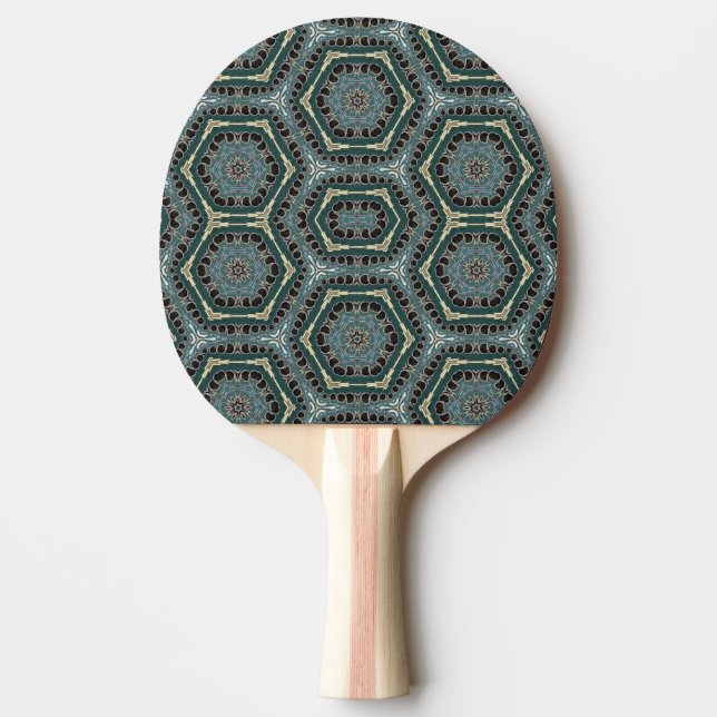 Raquete De Ping Pong Padrão hexagonal (Frente)