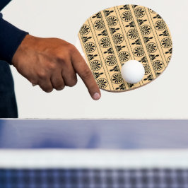 Raquete De Ping Pong Padrão Mediterrâneo Árabe Grego Marrom