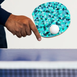 Raquete De Ping Pong Padrão moderno dos triângulos do lacre