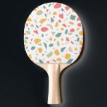 Raquete De Ping Pong Padrão pastel moderno<br><div class="desc">design moderno Pastel Terrazzo. Totalmente personalizável: você pode mudar as cores do padrão se quiser.</div>