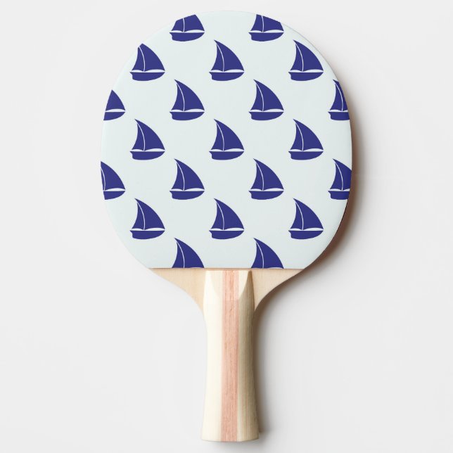 Raquete De Ping Pong Padrão Real Blue Sailboat (Frente)