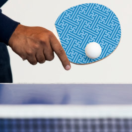 Raquete De Ping Pong Padrão Sayagata, japonês, azul e azul-bebê