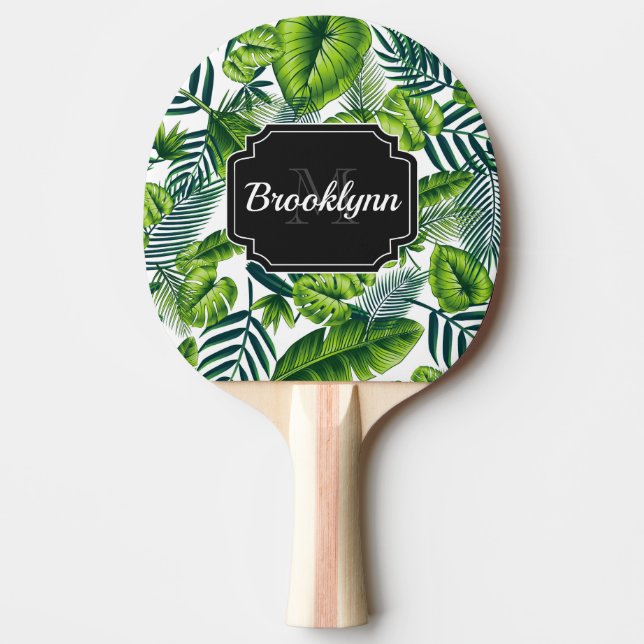 Raquete De Ping Pong Padrão tropical (Frente)