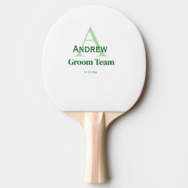 Raquete De Ping Pong padrinhos de casamento personalizados do grupo mon