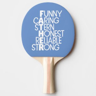 Raquete De Ping Pong Pai Atribui a Arte em Palavra Cruzada