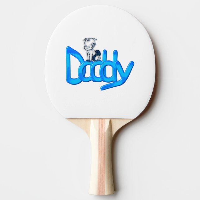 Raquete De Ping Pong Pai Azul (Verso)