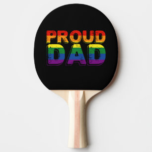 Raquete De Ping Pong Pai Orgulhoso LGBT Pai Orgulho Gay