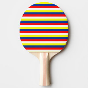 Raquete De Ping Pong País das faixas de bandeira da Venezuela na Malási