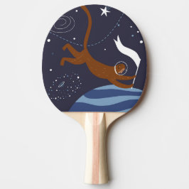 Raquete De Ping Pong Pala de Ping Pong Animals Outer Space
