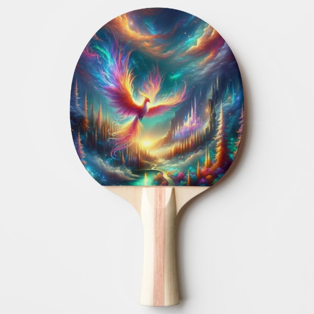 Raquete De Ping Pong Pala De Ping Pong Ave Fénix Rosada (Frente)