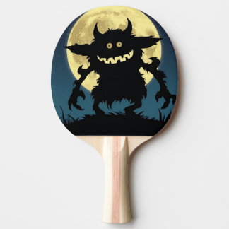 Raquete De Ping Pong Pala de Ping Pong Monstruo Fantasma en Luna llena