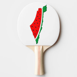 Raquete De Ping Pong Palestina - Mapa Watermelon - Símbolo da liberdade