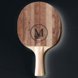 Raquete De Ping Pong Pallet Wood Board Monogram<br><div class="desc">Pallet Wood Board Monogram Ping Pong Paddle carries a refined simplicity, where a classic monogram becomes a subtle yet striking expression of identity. Its warm and approachable presence adds character to any gathering, creating an atmosphere that feels both relaxed and thoughtfully styled. Whether in lively play or displayed as a...</div>