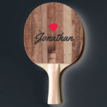 Raquete De Ping Pong Pallet Wood Board  Vintage Heart Signature<br><div class="desc">Pallet Wood Board Vintage Heart Signature Ping Pong Paddle carries a gentle, nostalgic charm, where a classic heart motif creates a design that feels both expressive and enduring. Its warm and inviting presence brings a sense of closeness to any gathering, adding a soft touch of character and sentiment to shared...</div>