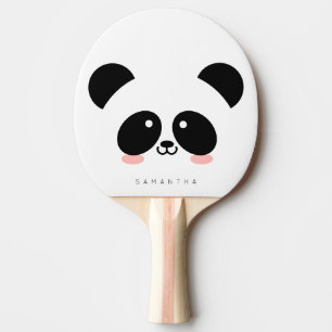 Raquete De Ping Pong Panda Kawaii Adicione Seu Nome