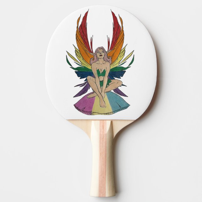 Raquete De Ping Pong Pansexual Faerie (Frente)